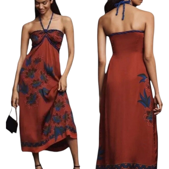 NWT Anthropologie New Farm Rio Floral Midi Sundress - XL - Picture 5 of 15